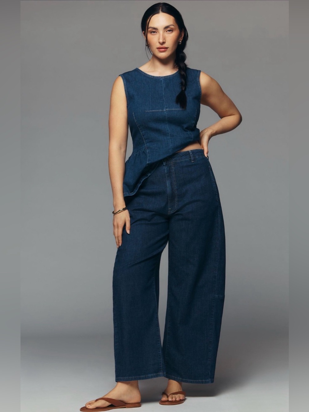 MAEVE • NWT high rise tapered jeans Anthropologie size 29 stretch barrel
